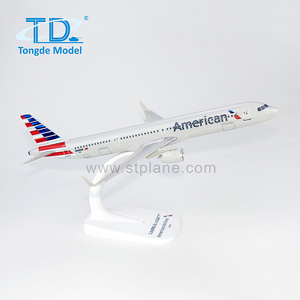 Modellino Aereo American A321neo 1/200 22cm in Plastica ABS Personalizzabile, Souvenir da Collezione <span class=keywords><strong>per</strong></span> Aviazione <span class=keywords><strong>Civile</strong></span> - Product Image 2