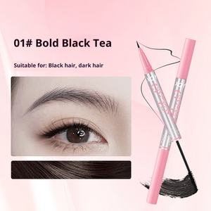 Lápiz de cejas de agua tridimensional de doble cabeza impermeable a prueba de sudor maquillaje lápiz de cejas de doble cabeza - Product Image 6