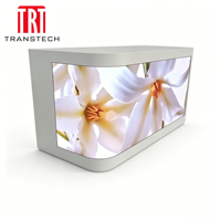 Module d'écran LED flexible d'intérieur P2.5/P2/P1.25, écran incurvé, 16 bits, couleur pleine, 3840 Hz, taux de rafraîchissement élevé