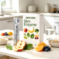OEM Private Label Slank Enzympoeder Natuurlijk Fruit Spijsverteringsmiddel Voedingsmiddelkwaliteit Gefermenteerde Grondstof Bulkvoorraad Volwassenen Superfood