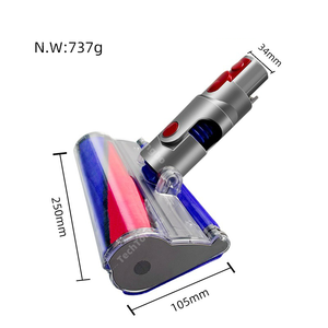 Tête de brosse électrique adaptée pour Dysons V7/ <span class=keywords><strong>V8</strong></span>/ V10/ V11 pièces d'aspirateur balayeuse souple tête de brosse à rouleau remplacement de brosse de sol - Product Image 6