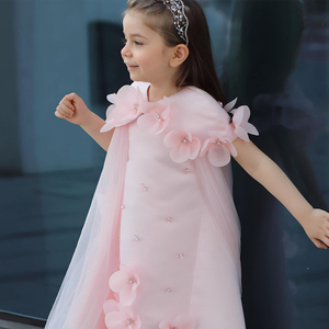 Neonate formale abito da sera principessa abito da ballo da principessa in raso abito da sposa principessa abito da ballo per i bambini per la notte del ballo - Product Image 3