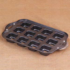 12-Cavity Mini Square Cake Mold 2-Inch Springform Baking Pan For Cake Making - Product Image 1