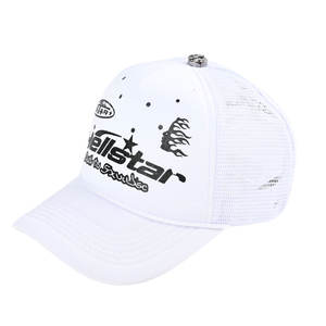 Cappello Trucker a 5 Pannelli All'Ingrosso, Multicolore con Stampa a Stelle, Cappellino da Baseball in Rete per Sport e Uso Quotidiano - Product Image 6