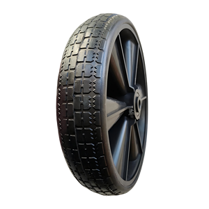 Ruedas Sólidas de 10 Pulgadas para Carretillas, Rueda de Madera Maciza de 10*2 para Carrito de Herramientas - Product Image 1