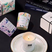 Benutzer definierte Formen Duft farben Luxus Home Decor Soja Wachs Private Label Aroma therapie Duft kerzen Glas
