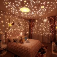 Vente Chaude Projecteur Rotatif d'Étoiles Lumière LED Galaxie Veilleuse Lapin Enceinte Musicale BT Cadeau de Noël pour Chambre de Bébé Décoration