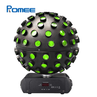 Lumière de boule magique tournante de la disco 5*18w RGBWA + UV 6in1 LED pour l'éclairage d'étape d'événement de club de DJ