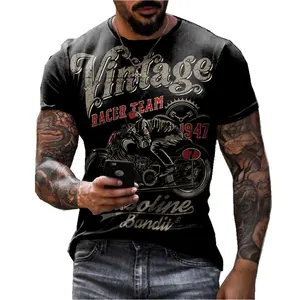 Мужская футболка с сублимационной 3d печатью на заказ, дешевые пустые футболки с вашим логотипом и дизайном, футболки с коротким рукавом