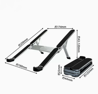 Support pour ordinateur portable réglable, pliable, antidérapant, en aluminium, mini, pour ordinateur, tablette, ordinateur portable, support de dissipation de chaleur