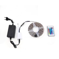 Bande LED Flexible en Cuivre Découpable de 5m, 12V RGB 5050, pour Décoration de Chambre, Fête, Rétroéclairage TV