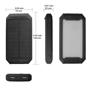 <span class=keywords><strong>Chargeur</strong></span> de <span class=keywords><strong>batterie</strong></span> externe portable de haute qualité 10000mAh double USB avec lumière LED 2A courant de sortie OEM disponible - Product Image 4