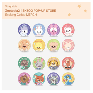 KPOP Stray Kids ZOOTOPIA2 SKZOO Pin de Solapa con Purpurina Secreta, Colección para Fans del Grupo Idol Coreano, CD para Todas las Edades Bluewave-02 - Product Image 3