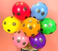 Ballons de Football en Latex de 12 pouces, ballon épaissi en caoutchouc pour les vacances, anniversaire, sport, jeu, décorations de fête à thème, blanc