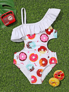 Traje de Baño Japonés <span class=keywords><strong>Sexy</strong></span> para Niñas, Bikini con Estampado Personalizado, Trajes de Baño para Niños, Disfraces de Natación para Niños - Product Image 2