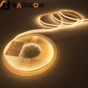 ไฟ LED แบบ COB OEM ODM Ra95 DC12V 24V 5 มม. PCB 10W/M แถบไฟ LED 3000K 4000K 6000K 480Led/m สีขาว แบบยืดหยุ่น สำหรับห้องนั่งเล่น - Product Image 2
