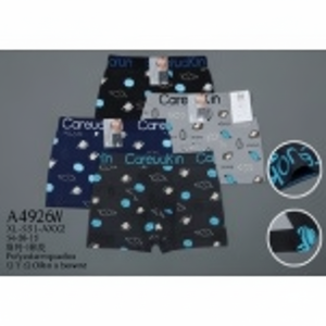 Boxer XXL pour hommes taille basse classique respirant grande taille motif arc-en-ciel tissu jetable Spandex ceinture style classique - Product Image 1