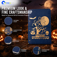 Carnet personnalisé Halloween en PU, impression numérique de haute qualité, livre pour enfants, papier offset, impression personnalisée OEM