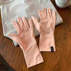 Gants d'été en nylon pour femmes, longueur opéra, protection solaire, résistants aux UV, pour la conduite en plein air, le cyclisme, la conduite de vélos électriques, antidérapants - Product Image 6
