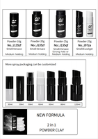 CNPC/MSDS/GMPC/COA/GPSR/TDS EU AU Personnaliser Logo Barber No Shine Hair Styling Poudre Spray Dust It Texture Poudre Private Label