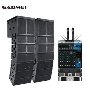 8 inch active line array speaker system set big speakers outdoor sound for church