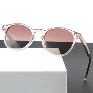 अपने कस्टम लोगो इतालवी शैली के साथ एसीटेट धूप का चश्मा रेट्रो धूप का चश्मा LS7925S