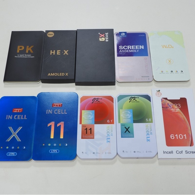 GX Display Lcd for Iphone 7Plus 8 8Plus X Xs Max Xs Xr Pantalla De Para Iphone 11 Incell PK JK ZY Screen for Iphone 12 13 14