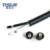 Cable de Alimentación de Cobre de 300 V, Conductor VW-1, 2 Núcleos, 12 AWG, USA SJTOO
