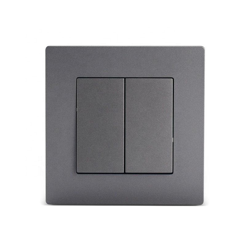 European Type Double <strong>Gang</strong> Push Button up and Down <strong>Switches</strong> <strong>2</strong> Double 1 <strong>Way</strong> <strong>2</strong> <strong>Way</strong> Electrical Light <strong>Switch</strong>