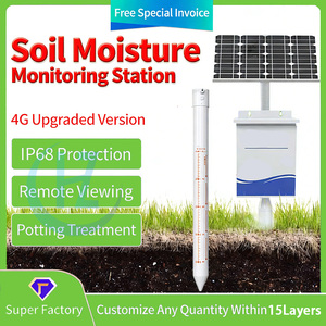 Station intégrée de surveillance de l'humidité du sol pour la mesure du taux d'humidité, de la température et de l'humidité dans un détecteur de sol tubulaire - Product Image 2
