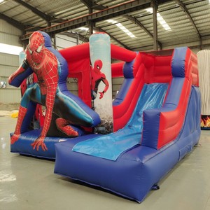 <span class=keywords><strong>Château</strong></span> Gonflable Écologique en PVC pour le Commerce International, Parcours de Trampoline et Toboggan pour Enfants - Product Image 2