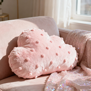 Almohada de Peluche de Algodón con Dibujos Animados Coreanos, Súper Suave, Transpirable, para Verano, Bordada, de Algodón PP, para Aliviar el Estrés, Regalo de Cumpleaños - Product Image 1