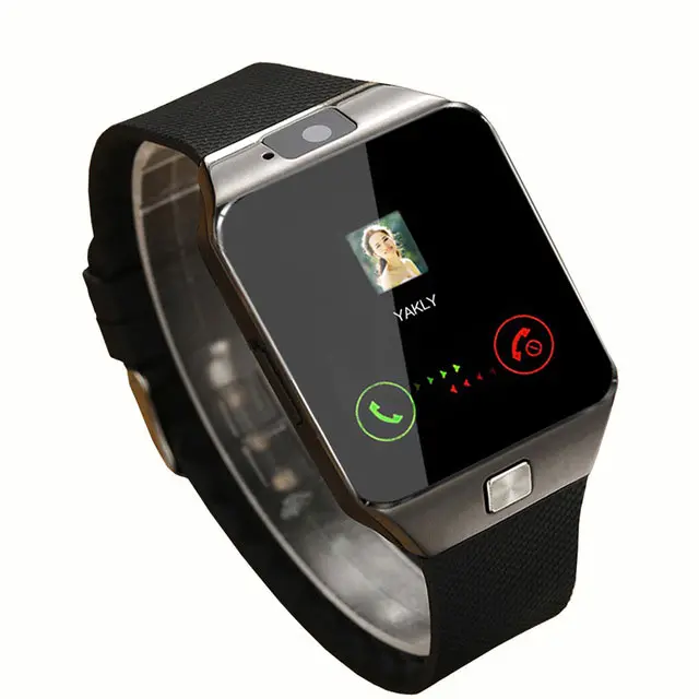 Wholesale Android TF SIM Camera Reloj Inteligente BT Calling Smartwatch Phone Smart Watch DZ09