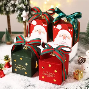 Custom Christmas Tree Gift <strong>Box</strong> with Embossed Sushi Decals Music Nightmare for Apple Xmas Eve Craft Packing for Chocolate and - Product Image 1