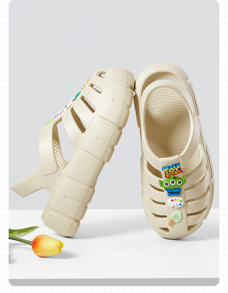 Women Shoes Summer Sandals Chesap Outside Beach Slippers EVA Sandals Flat Shoes