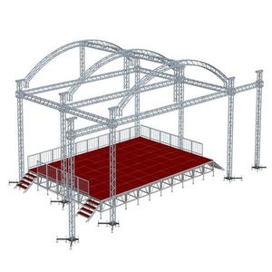 Tầm nhìn xa nóng bán ngoài trời nhôm nhiệm vụ nặng nề ánh sáng cao đứng Spigot giàn cho buổi hòa nhạc - Product Image 4