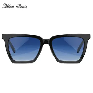 Новейшие пластиковые дизайнерские солнцезащитные очки унисекс от известного бренда Mind Sense 2022, Модные прозрачные женские солнцезащитные очки ins