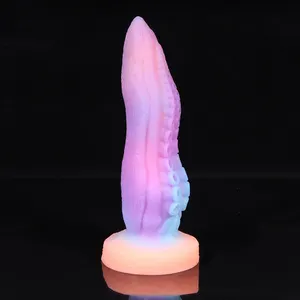 New dạ quang thực tế dildo phát sáng trong bóng tối khổng lồ Quái Vật dương vật với cốc hút lớn hậu môn cắm đồ chơi tình dục cho nam giới phụ nữ