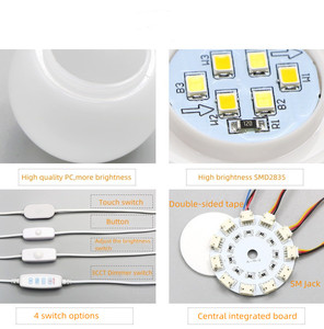 Miroir <span class=keywords><strong>de</strong></span> maquillage/commode lumineux moderne avec 15 ampoules à intensité variable, indice <span class=keywords><strong>de</strong></span> protection <span class=keywords><strong>IP44</strong></span> - Product Image 3