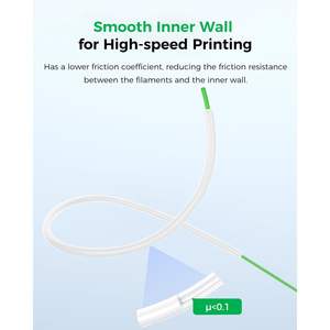 Tubo de teflón Creality de 2M, tubo Bowden de PTFE de 2,5mm de diámetro interior para filamento de 1,75mm, accesorios para impresora 3D - Product Image 5