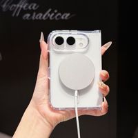 Nouvelle coque de téléphone pliable transparente en TPU avec chargement magnétique pour iPhone 18 Duo Fold, coque de protection transparente