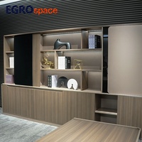 Meubles de rangement de luxe modernes EGROspace de haute qualité, armoires de bureau en bois avec tiroirs pour dossiers
