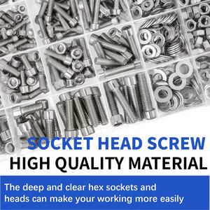 Stainless Steel Screw And Nut Set 850pcs Metric Hex Head With Flat Washers For General Use - Product Image 5