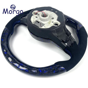 Volante de Fibra de Carbono Personalizado para Volkswagen VW Golf 7 MK7 Mk7.5 GTI Scirocco <span class=keywords><strong>Polo</strong></span> GTS <span class=keywords><strong>R</strong></span> <span class=keywords><strong>Line</strong></span> 2014-2017 - Product Image 6