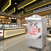 Fabrieks prijs commerciële harde ijsmachine voor melk en fruit, nieuw, 5.8L cilinder, digitale bediening, laag geluidsniveau