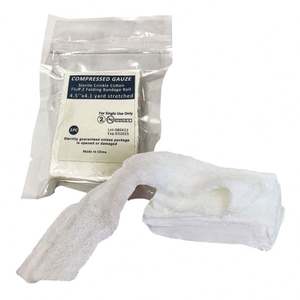 ضغط التكتيكية زغب ضمادة بشاش لفة الجرح التعبئة القطن تغضن Z مطوية الشاش - Product Image 5