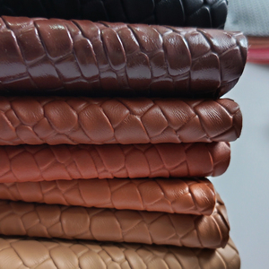 Support en <span class=keywords><strong>molleton</strong></span> de coton en cuir synthétique de tissage artificiel en PVC sans solvant imprimé pour la décoration de meubles de canapé et de bagages - Product Image 1