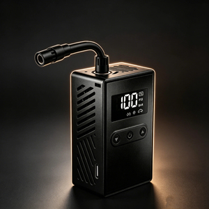 Nouvelle Pompe à Air Portable 2026 – <span class=keywords><strong>Compresseur</strong></span> de Gonflage de Pneus Sans Fil pour Motos, Vélos et Voitures avec Surveillance de la Pression des Pneus - Product Image 2