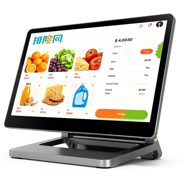 POS Android RK3562 15.6'' Touch Screen Aluminium POS Systems Pos Terminal Cash Register Point of Sale System