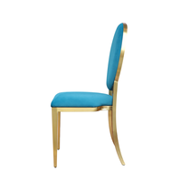 Chaises de mariage de bonne qualité en acier inoxydable, chaises de restaurant, chaises d'événement pour hôtel, chaises Louis pour mariages, fêtes, églises